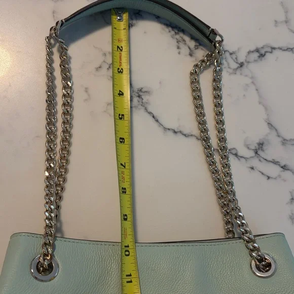 🍀Kate Spade Halle Chain-Handle Shoulder Bag in Seawater AND Matching Wallet!!